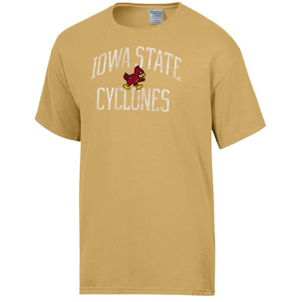Comfort Wash Walking Cy Vintage Gold Short Sleeve T-Shirt